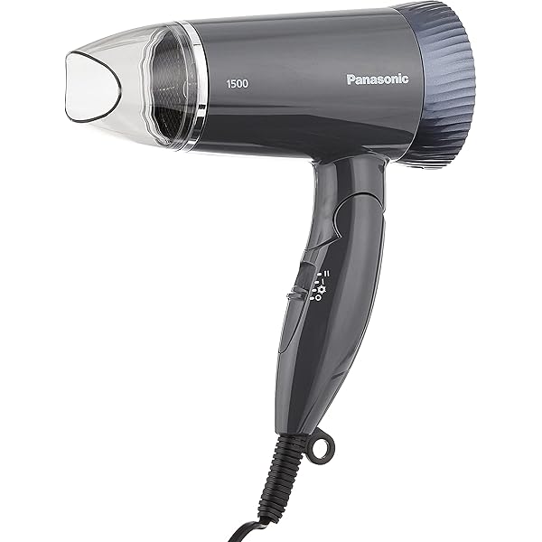 Panasonic EH-ND57-H605 - Hair dryer, Silent, foldable, 1500W, Grey